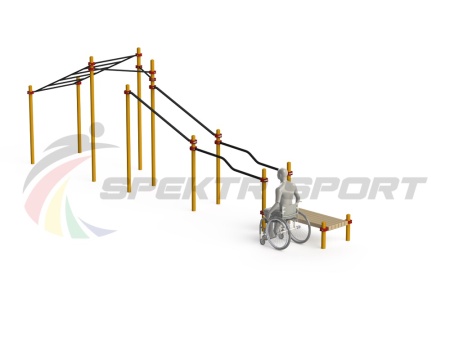 Купить Спортивный комплекс для инвалидов-колясочников WRK-D22_76mm в Онеге 