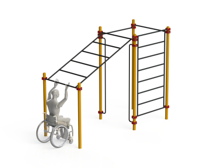 Купить Спортивный комплекс для инвалидов-колясочников WRK-D15_76mm в Онеге 